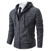 Load image into Gallery viewer, Stand Collar Fleece Zip Cardigan
