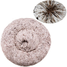Load image into Gallery viewer, 40-90cm 6 Sizes Round Pet Bed for Large Dog Bed Super Soft Cat Bed Plush Dog House for Medium Dog House Winter Warm Sleeping
