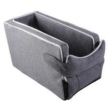 Load image into Gallery viewer, Car Center Console Pet Bed Mat   Fiber Pet Safety Seat  Essential for Cat &amp; Do Travel  Small pet car carrierNon-slip pet car s
