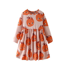 Load image into Gallery viewer, Floral Button Princess Girls Dress
