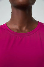 Load image into Gallery viewer, Yoga Sport Top Women Gym T Shirt Workout Clothing Wear Loose Cover Hip Shirt Quick Dry Vest Cropped Blouse Cool Tank Tops
