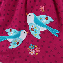 Load image into Gallery viewer, Dinosaur Embroidered Summer Girls Dress
