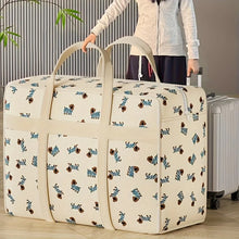 Load image into Gallery viewer, 1pc Foldable Luggage Organizer Bag with Cute Puppy Pattern,Large Capacity Space-Saving Travel Storage Bag,Durable Polyester bag
