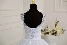 Load image into Gallery viewer, Sleeveless Wedding Dresses Classic Sweetheart Vestido De Noiva Luxury Lace Bridal Ball Gown Formal Robe De Mariee Customized
