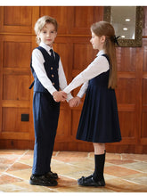 Load image into Gallery viewer, British Style Kids Vest Suit

