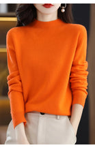 Load image into Gallery viewer, Merino Wool Mock Neck Pullover
