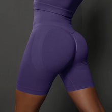 Load image into Gallery viewer, Yoga Shorts Women Sports Shorts Seamless Gym Workout Shorts High Waist Push Up Fitness Sports Shorts Cycling Shorts
