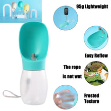 Load image into Gallery viewer, Pet Dog Water Bottle 300ML Puppy Drinking Bowls For Small Medium Dogs Cats Hiking Portable Cat Feeder Golden Retriever Supplies
