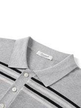Load image into Gallery viewer, Oversize Striped Knit Summer Polo
