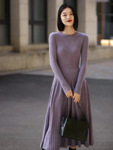 Load image into Gallery viewer, Merino Knit A-Line Dress
