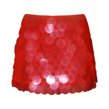 Load image into Gallery viewer, Y2K Women's Bling Fashion Mini Skirts Hotsweet Low Rise Sequins Skirts Spring Summer Casual Bodycon Skirts
