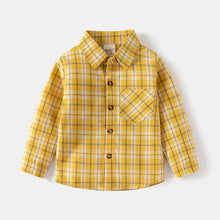 Load image into Gallery viewer, Classic Baby Plaid Cotton Shirt
