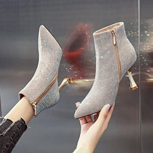 Load image into Gallery viewer, Very High Heels Heeled Female Short Shoes New In Booties Autumn Quality Chic and Elegant Large Size Warm Y2k Women's Ankle Boots
