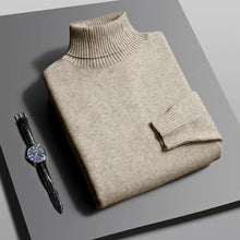Load image into Gallery viewer, Slim Turtleneck Knit Pullover
