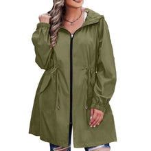 Load image into Gallery viewer, Women Trench Coat New Spring Autumn Jacket Casual Long Sleeve Hooded Mid Long Windbreaker Female Overcoat High-Quality Coats
