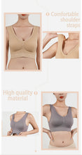 Load image into Gallery viewer, Women Breathable Sports Bra Absorb Sweat Shockproof Padded Gym Running Fitness Double Layer Seamless Yoga Sports Bras Underwear
