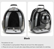 Load image into Gallery viewer, Pet Cat Carrying Bag Space Pet Backpacks Breathable Portable Transparent Backpack Puppy Dog Transport Carrier Space Capsule Bags
