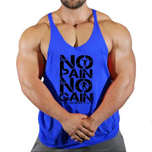 Load image into Gallery viewer, Gym T-shirts Muscle Men's Clothes Workout Fitness Shirt Singlets Tank Top Vest Man Sportswear Muscular Bodybuilding Stringer
