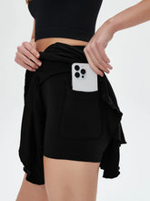 Load image into Gallery viewer, Women Tennis Skirt Women Fitness Sports Skirt With Built-In Shorts Yoga Fitness High Elastic Girl Sweatpants Skirts Golf Skorts
