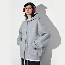 Load image into Gallery viewer, Warm Hooded Double Zip Jacket
