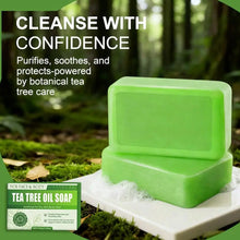 Load image into Gallery viewer, Tea Tree Soap for Face &amp; Body Acne, 100g Tea Tree Oil Soap Bar for Face &amp; Body Natural Skin Cleanser for Oily, Dry &amp; Itchy Skin
