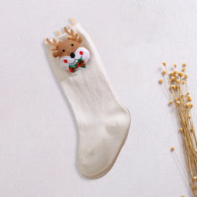 Load image into Gallery viewer, Festive Toddler Reindeer Winter Socks
