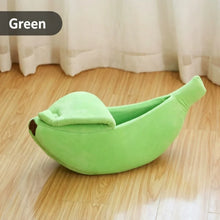 Load image into Gallery viewer, Banana Cat Bed House Funny Cute Cozy Cat Mat Beds Warm Durable Portable Pet Basket Kennel Dog Cushion Cat Pet Supplies ﻿
