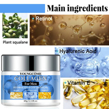 Load image into Gallery viewer, Smooth Wrinkle Cream for Men Remove Face &amp; Neck Wrinkles Firming Moisturizing Skin Retinol Face Cream Younger Facial Treatment
