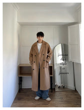 Load image into Gallery viewer, Winter Woolen Long Trench Coat
