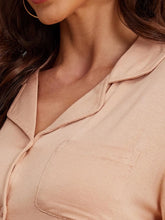 Load image into Gallery viewer, Button Front Viscose Pajama Set
