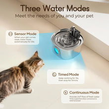 Load image into Gallery viewer, 3L Stainless Steel Wireless Recharging Sensor Cat Water Fountain Auto Drinking Fountain For Cats Dog Drinker Pet Dispenser Bowl
