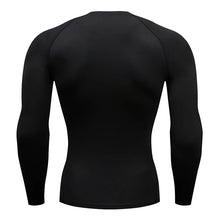 Load image into Gallery viewer, Men Bodybuilding Sports T-Shirt Quick Dry Running Shirt Long Sleeve Compression Top Gym T Shirt Men Fitness Tight Rashgad
