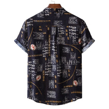 Load image into Gallery viewer, Casual Shirts For Men Shirt T-shirts Man 2024 New Men's Clothing Fashion Blouses Social Luxury Hawaiian Cotton High Quality
