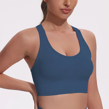 Load image into Gallery viewer, Sports Bras for Women Hollow Out Breathable Seamless Stretchy Beautiful Back Yoga Bra with Removable Cups Gym Sportswear
