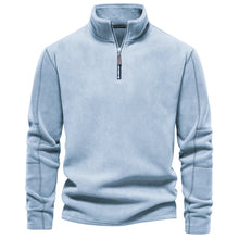 Load image into Gallery viewer, Thick Fleece Zip Neck Pullover

