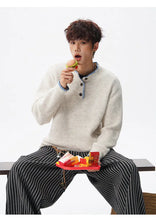 Load image into Gallery viewer, Korean Button Knit Pullover
