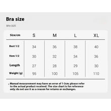 Load image into Gallery viewer, Yoga Sports Bra Color Clashing Shock Absorbing Brassiere Women Full Cup Breathable Gym Tube top Bra Yoga Workout Underwear
