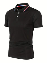 Load image into Gallery viewer, 2025 Hot Sale Men's Summer Casual Breathable Comfortable Polo Shirt Men's Solid Color High Quality Short Sleeve T-Shirt
