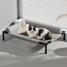 Load image into Gallery viewer, Pet Furniture Mesh Elevated Dog Beds Breathable Removable Raised Dog Bed with Pillow Outside Dog Bed Cat Patio Sunbathing
