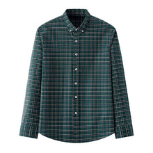 Load image into Gallery viewer, Striped Plaid Cotton Slim Shirt
