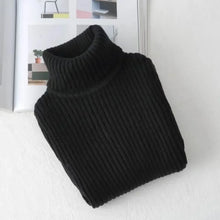 Load image into Gallery viewer, New Sweater Kids Sweaters Autumn Girls Turtleneck Sweaters 1-9Yrs Baby Boys Pullover Winter Knitted Bottoming Boys Sweaters
