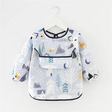 Load image into Gallery viewer, Waterproof Long Sleeve Baby Bib
