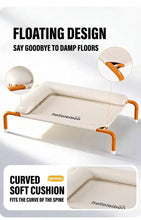 Load image into Gallery viewer, Pet Furniture Mesh Elevated Dog Beds Breathable Removable Raised Dog Bed with Pillow Outside Dog Bed Cat Patio Sunbathing
