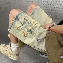 Load image into Gallery viewer, Retro High Street Denim Shorts

