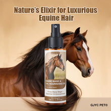 Load image into Gallery viewer, Horse Hair Care Oil 100ml - Mane Shine Essential Oil with Plant Ingredients Nourishing Coat Treatment Easy Carry for All Breeds
