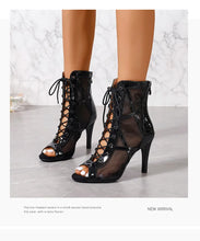 Load image into Gallery viewer, High Heels Women's Sandals New Open Toe Casual Latin Dance Shoes Girls' Ballroom Sandals Large Dance High Heels Women's Shoes 43
