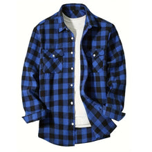 Load image into Gallery viewer, Classic Plaid Flannel Shirt Men
