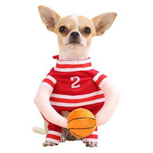 Load image into Gallery viewer, Basketball Costumes Dog Cat Pet Clothes Cute Puppy Sport Costume for Small Dogs Kitten Party  Ball Uniform Apparel

