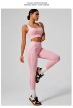 Load image into Gallery viewer, Women Yoga Set Sports Bra High Waist Leggings Gym Workout Fitness Activewear Stretch 2 Piece Suit
