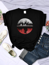 Load image into Gallery viewer, Streetwear Cartoon Print Women Tee
